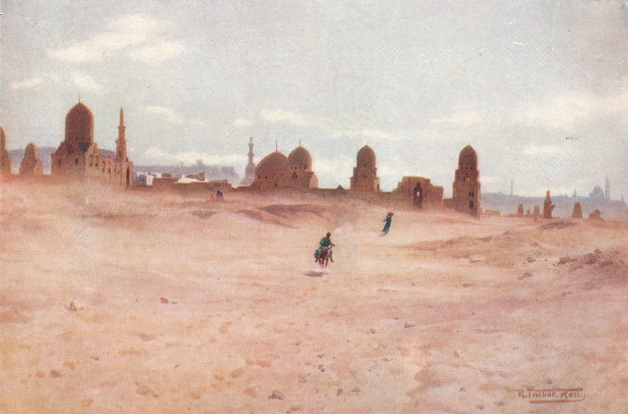 A Dusty Day at the Tombs of the Khalifs, c1880, 1904 af Robert George Talbot Kelly