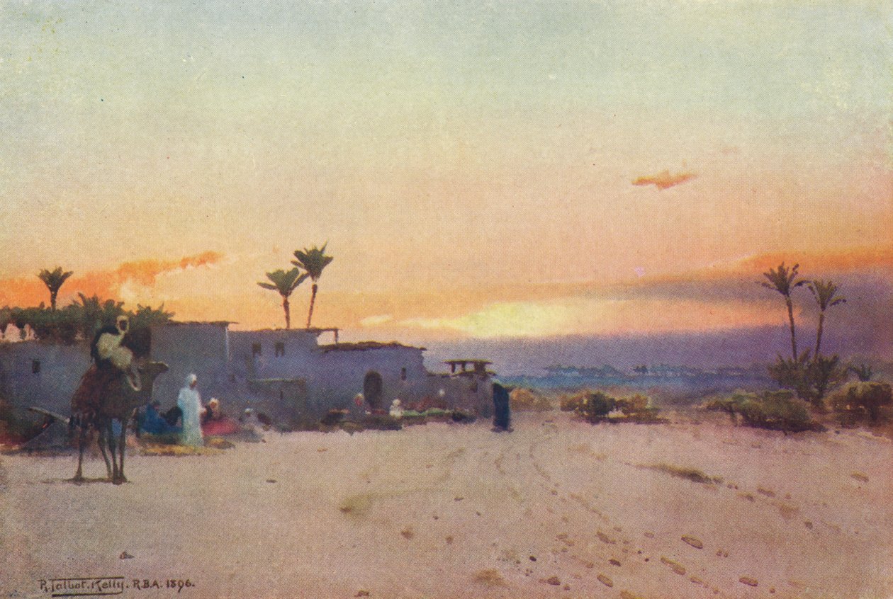 A Fellah Village, c1880, 1904 af Robert George Talbot Kelly