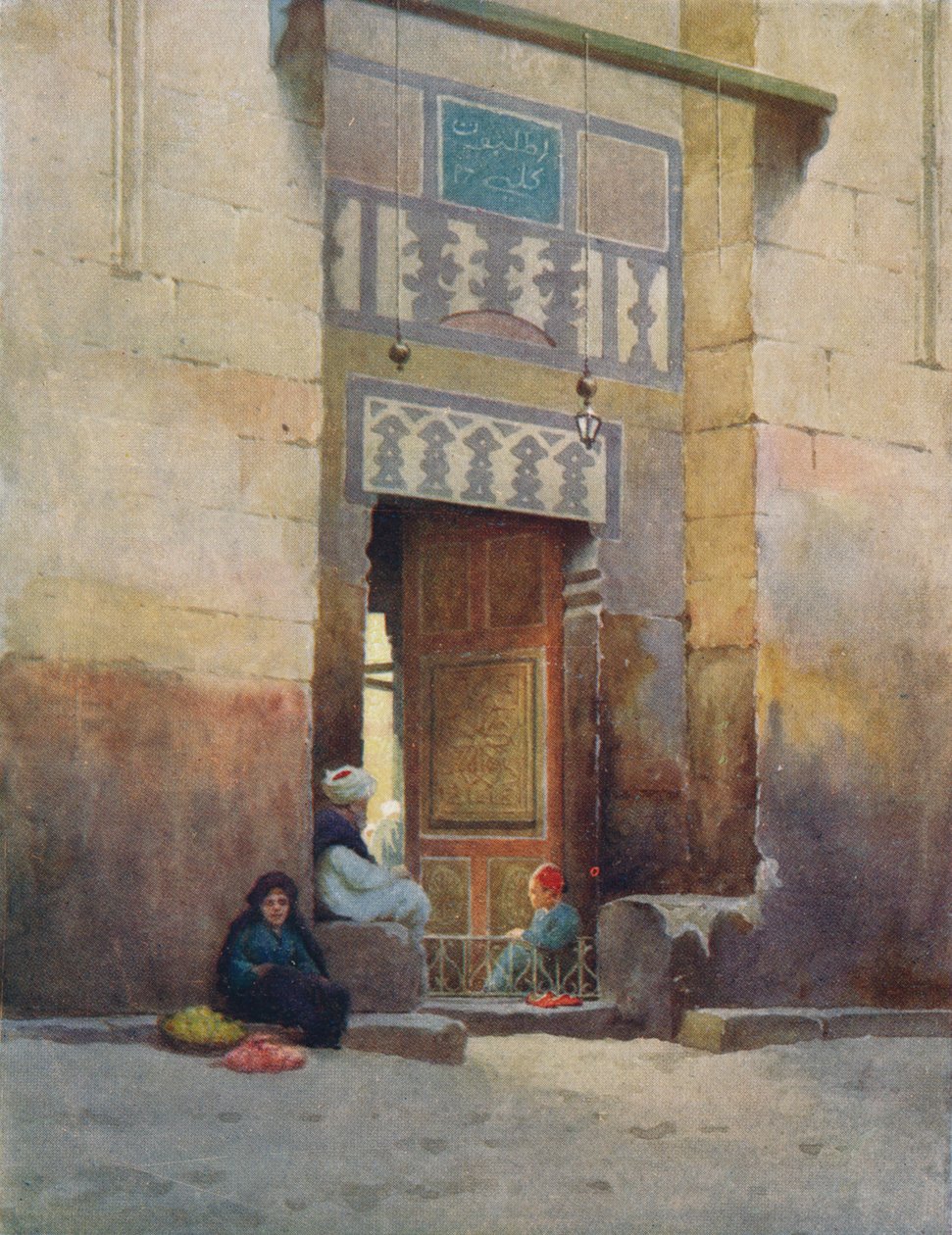 A Mosque Door, Cairo, c1880, 1904 af Robert George Talbot Kelly