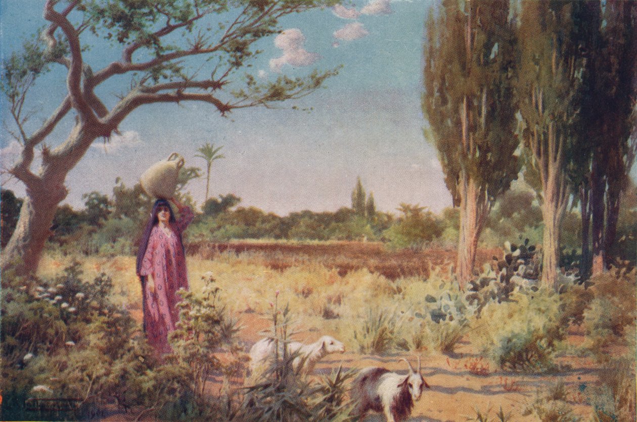 En pastoral nær Damietta, c1880, 1904 af Robert George Talbot Kelly