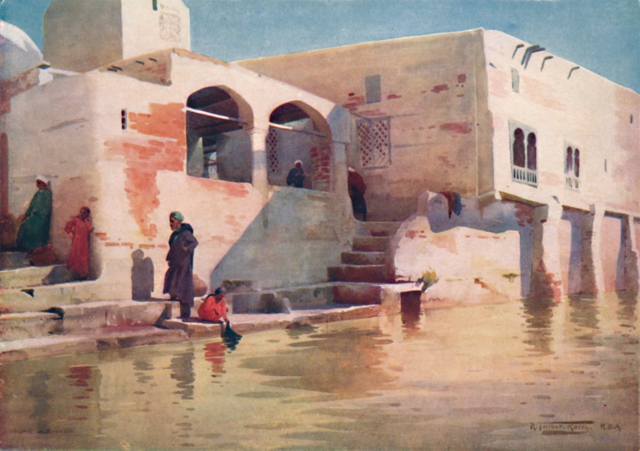 En moské ved vandet i Menzala, c1880, 1904 af Robert George Talbot Kelly