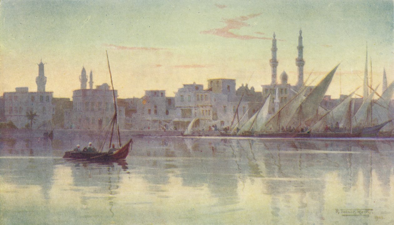 Tidlig morgen ved Damietta, c1880, 1904 af Robert George Talbot Kelly