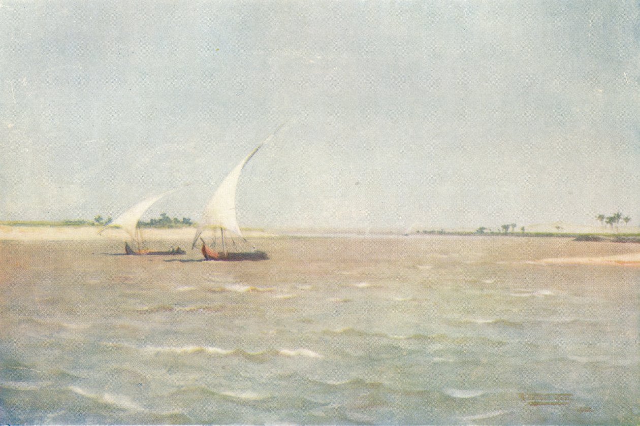 Nordenvind på den øvre Nil, c1880, 1904 af Robert George Talbot Kelly