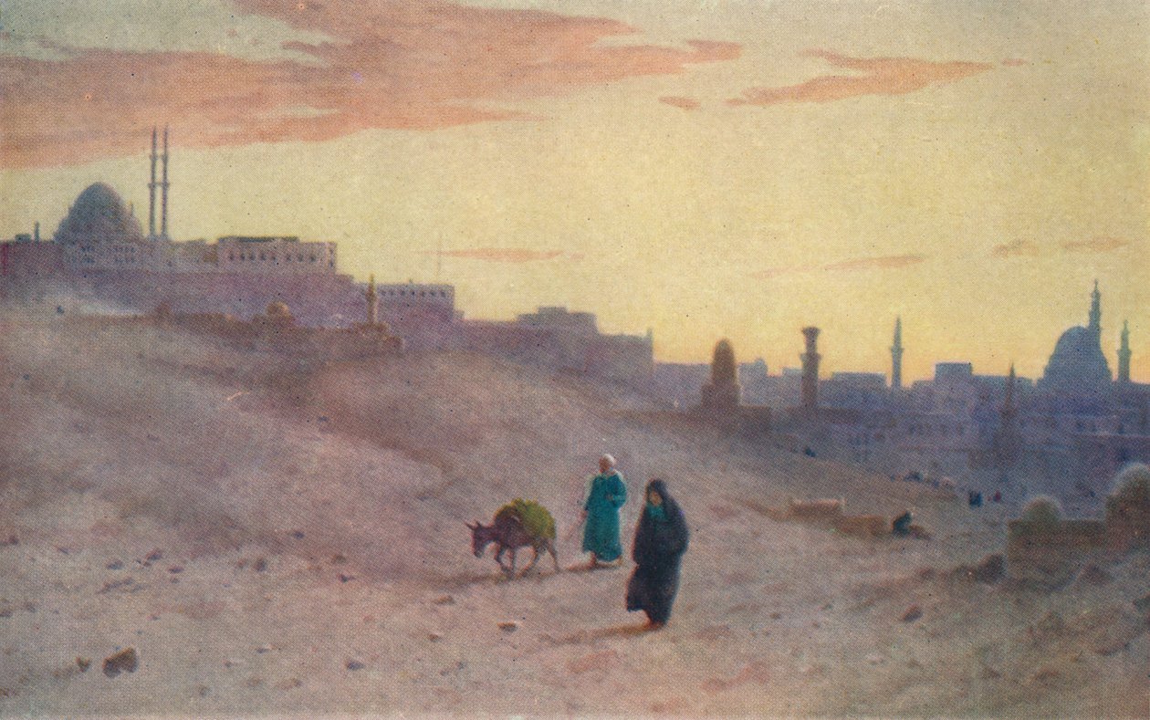 Citadellet og Kairo fra øst, c1880, 1904 af Robert George Talbot Kelly