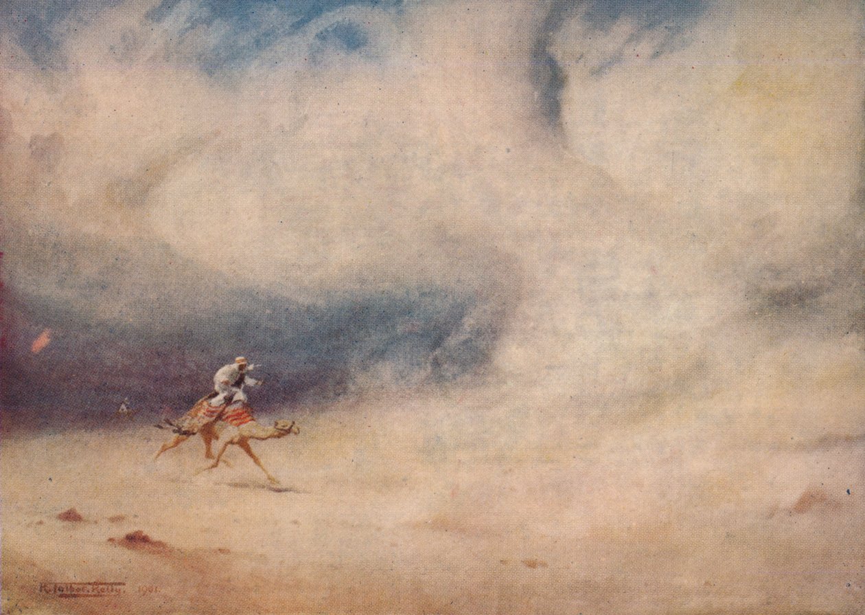 Hvirvelvind i ørkenen, c1880, 1904 af Robert George Talbot Kelly