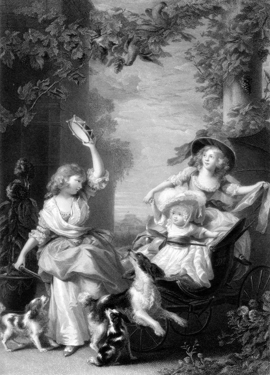De kongelige prinsesser, børn af kong George III, 1800-tallet. af Robert Graves