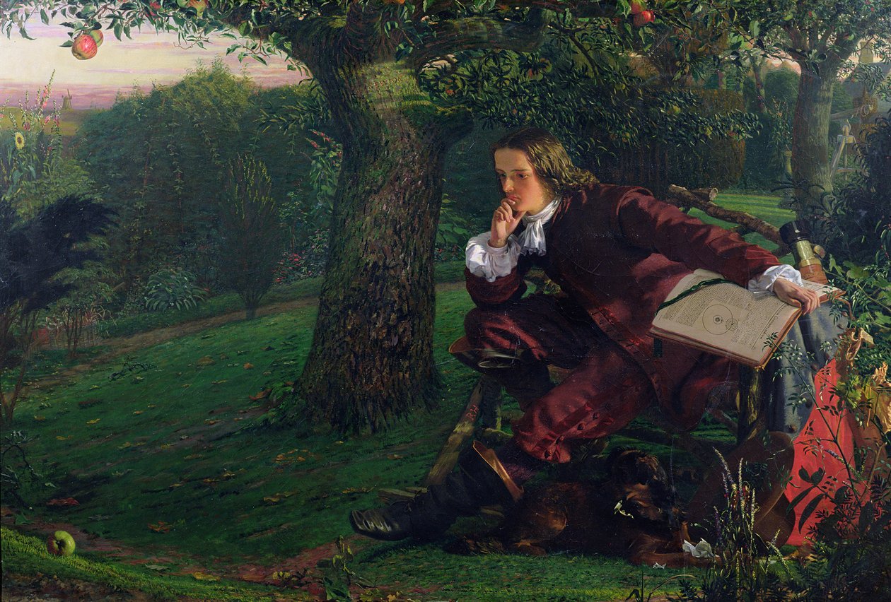 Mester Isaac Newton, 1905 af Robert Hannah