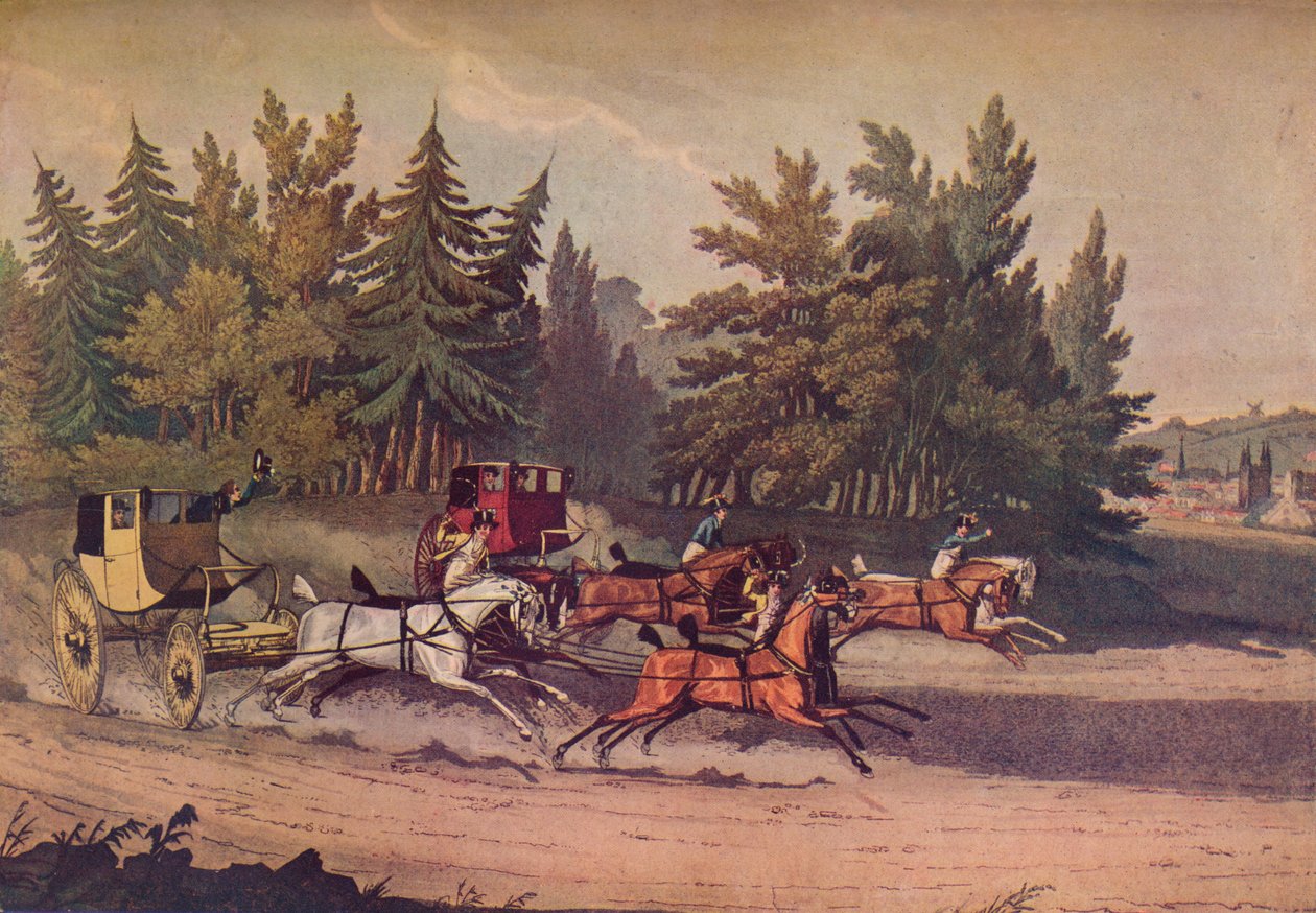 Den sidste time af et omstridt valg til MP, 1817 af Robert Havell