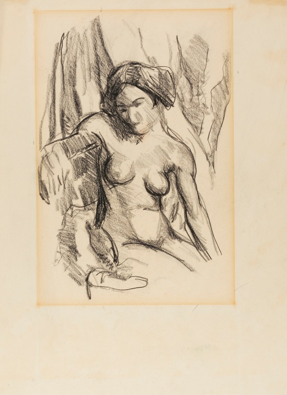 Uden titel (nøgen) af Robert Henri