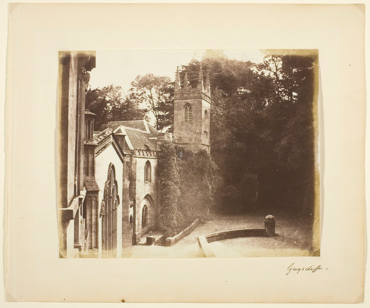 Guyscliffe, ca. 1853. af Robert Henry Cheney
