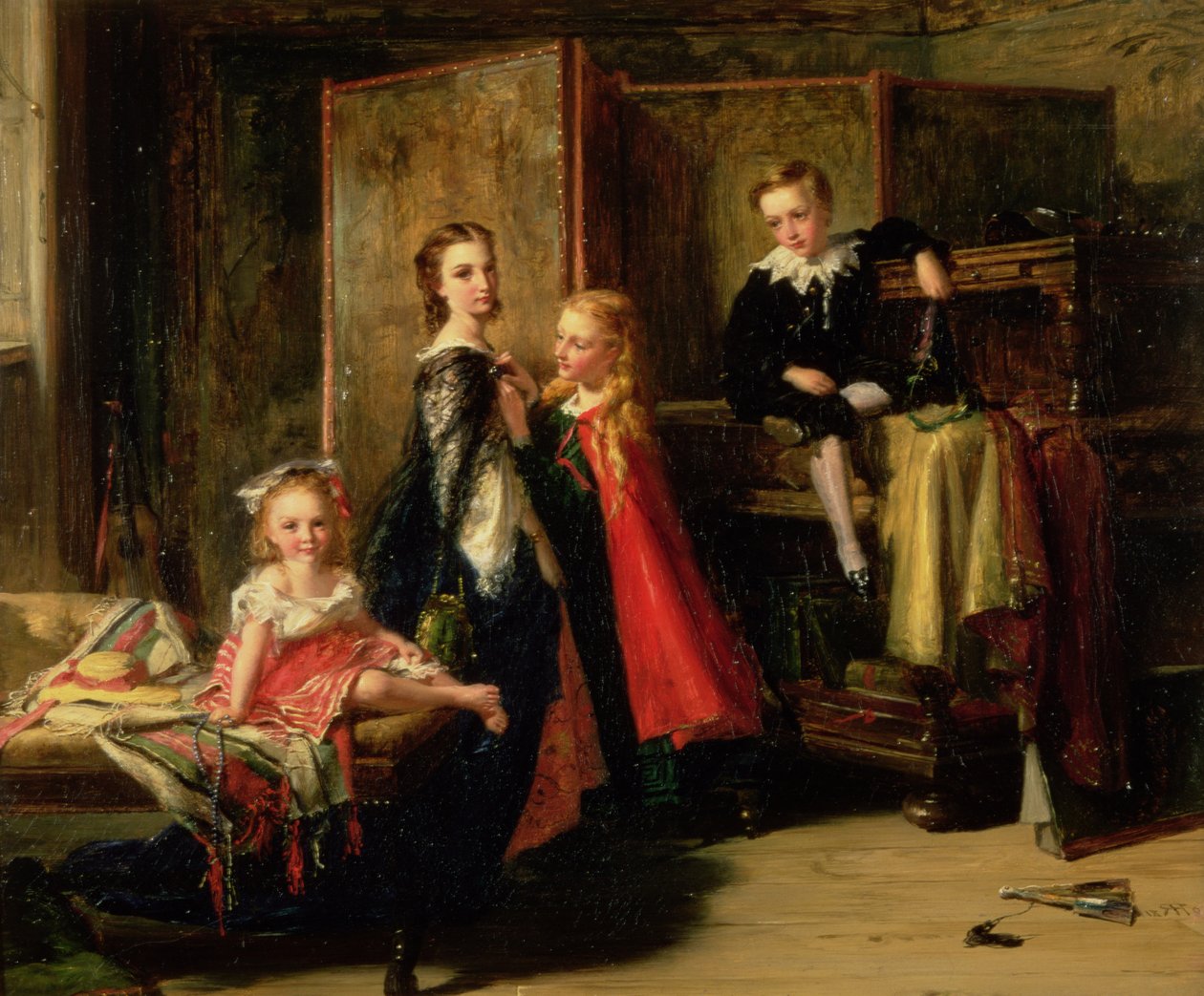Dressing for the Charade: The Children of Patrick Allan Fraser, 1886 af Robert Herdman