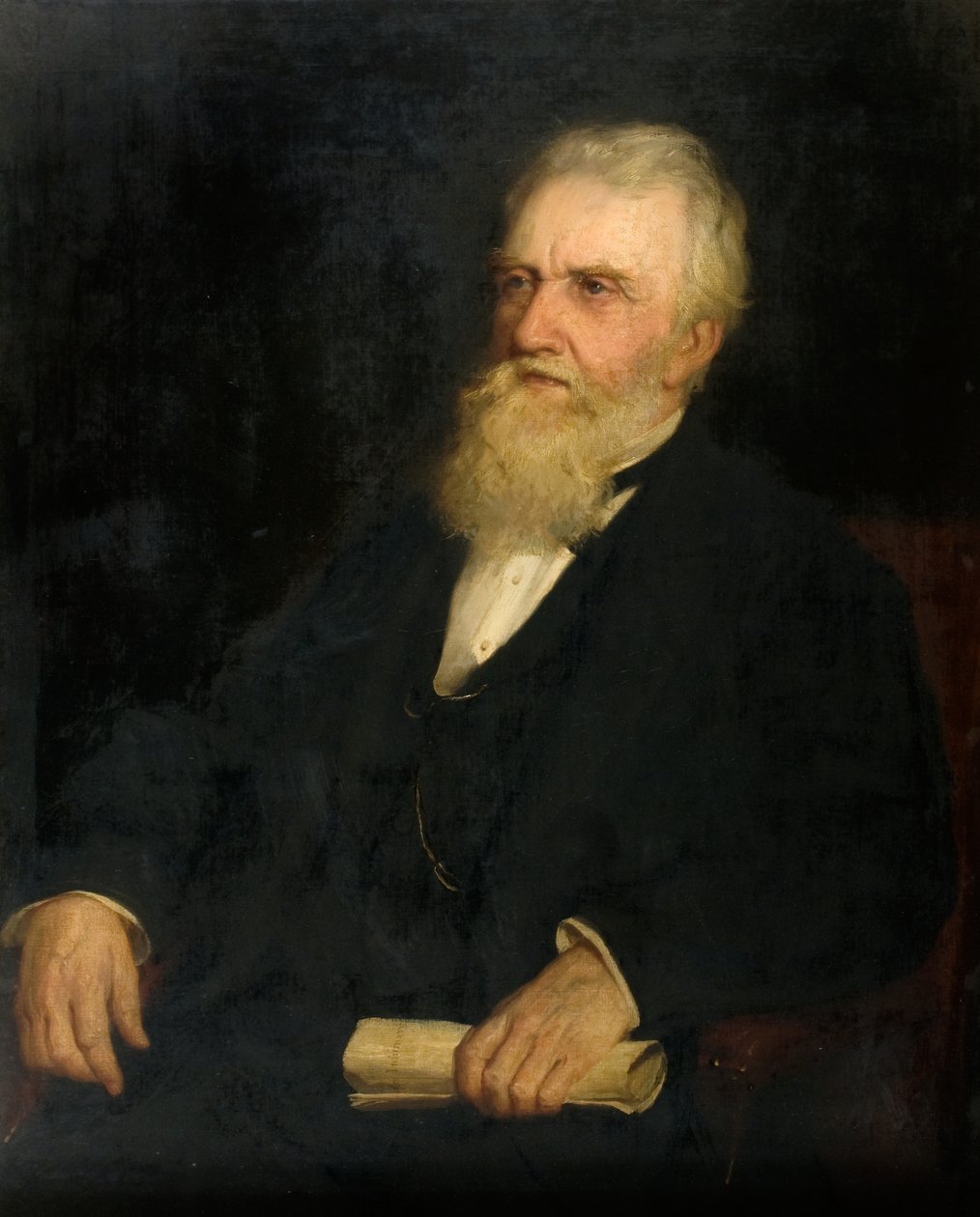 George Rough (1801-1888), ca. 1882 (olie på lærred) af Robert Herdman