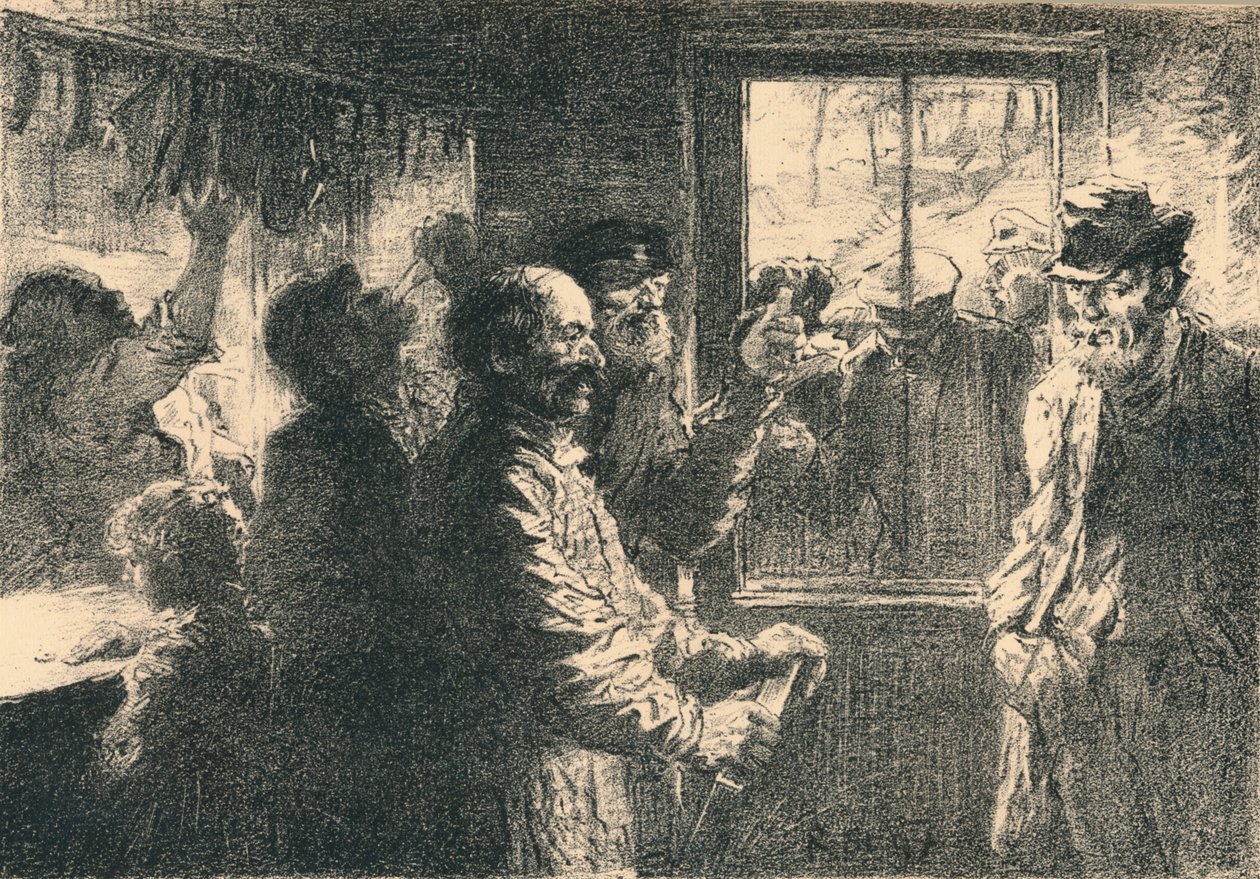 Dammerling, c1887-1898, 1898 af Robert Hermann Sterl