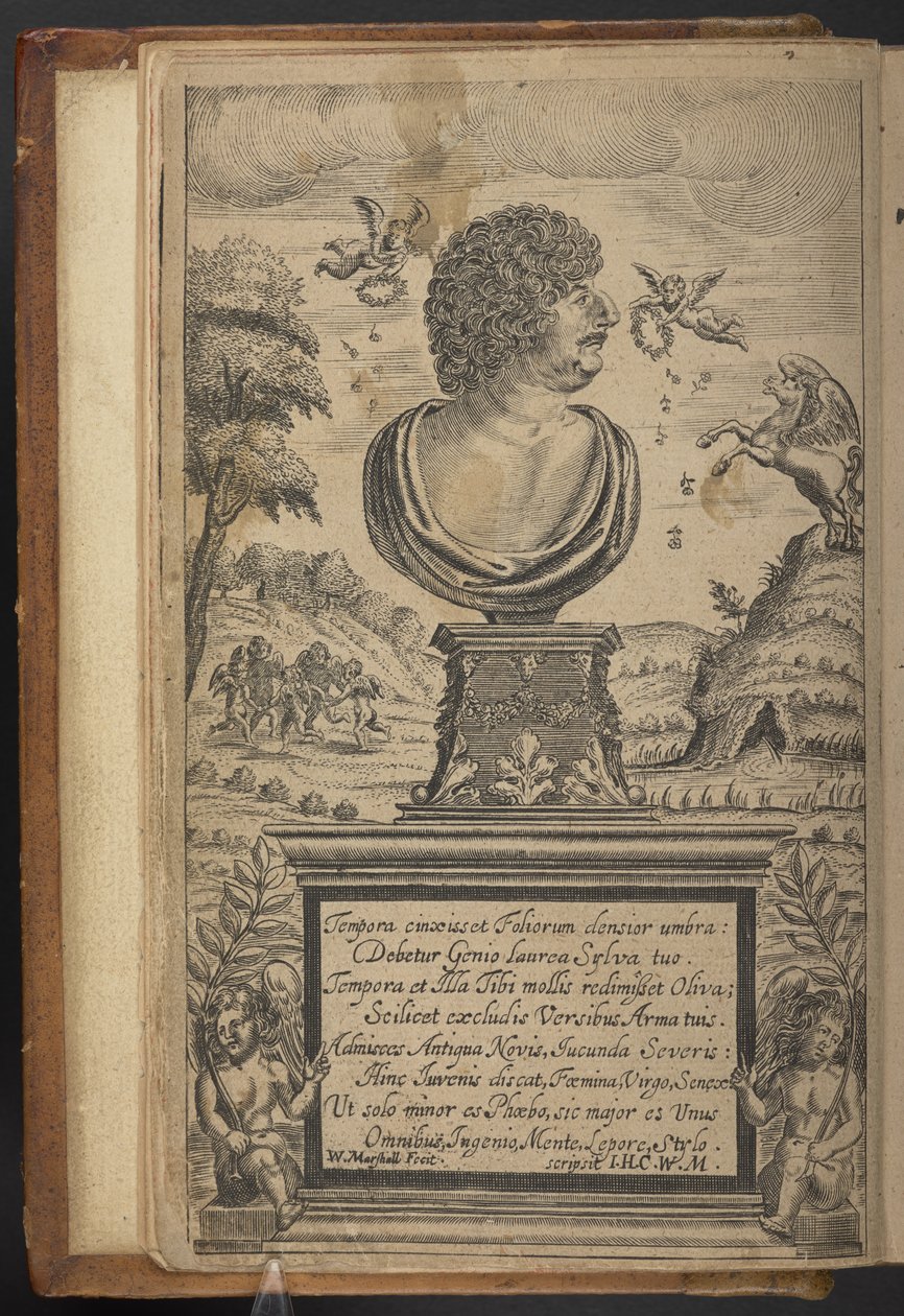 Frontispice af Hesperides eller The Works... af Robert Herrick