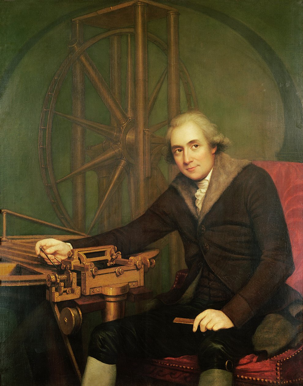 Portræt af Jesse Ramsden (1735-1800) af Robert Home
