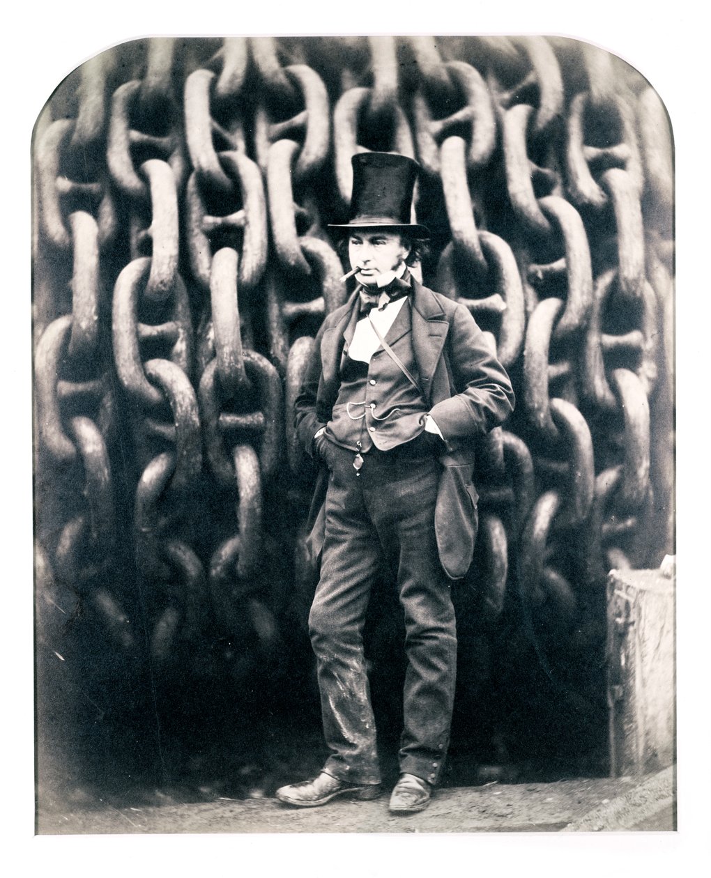 Isambard Kingdom Brunel, britisk ingeniør, 1857 af Robert Howlett