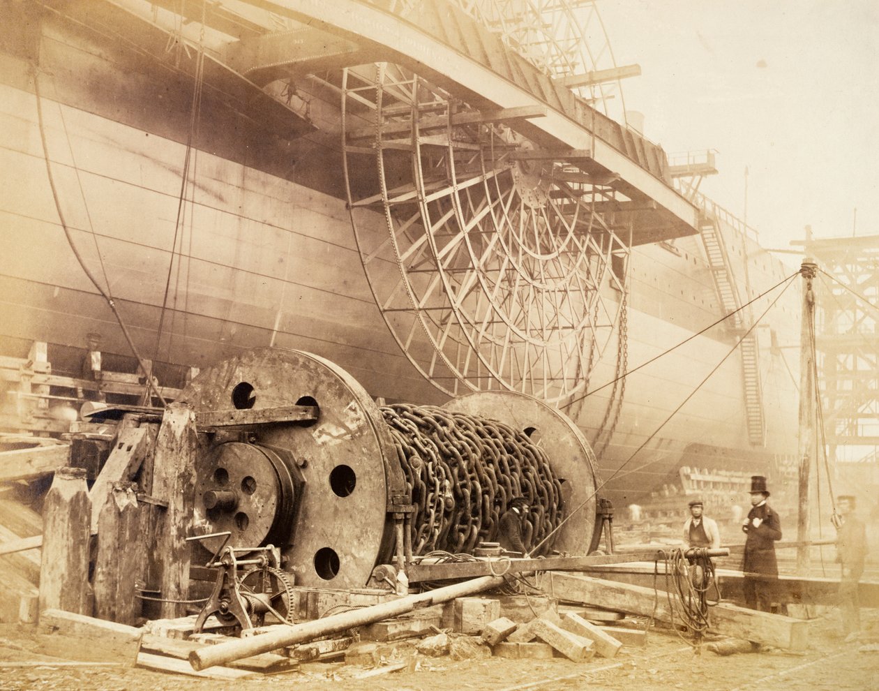 Isambard Kingdom Brunel ved siden af 