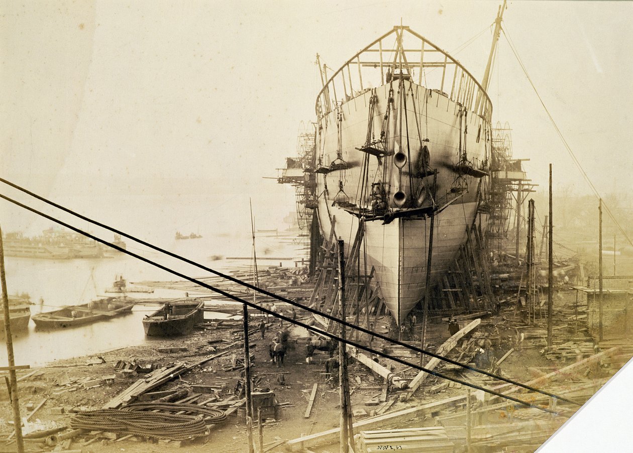 The Great Eastern, 1857 (albumin print) af Robert Howlett
