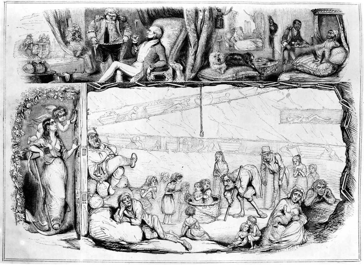 Capital and Labour, illustration fra 
