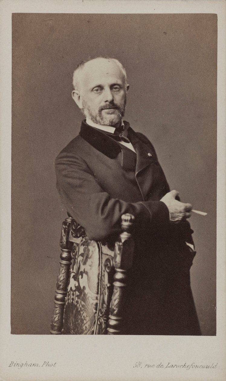 Portræt af maleren Henri Lehmann 1814-1882, ca 1860. af Robert Jefferson Bingham