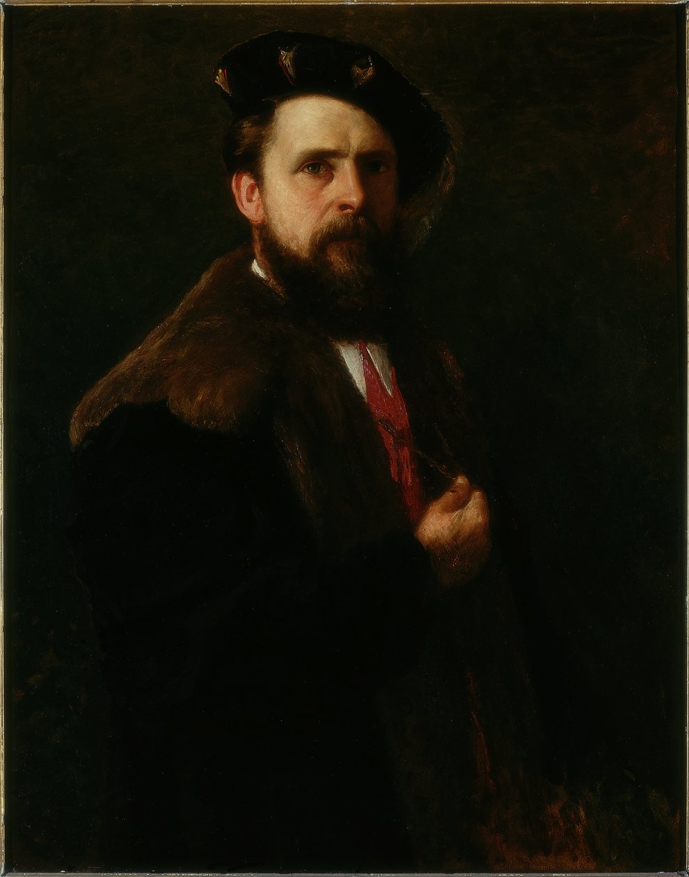 Selvportræt, ca. 1913 (olie på lærred) af Robert Jobling