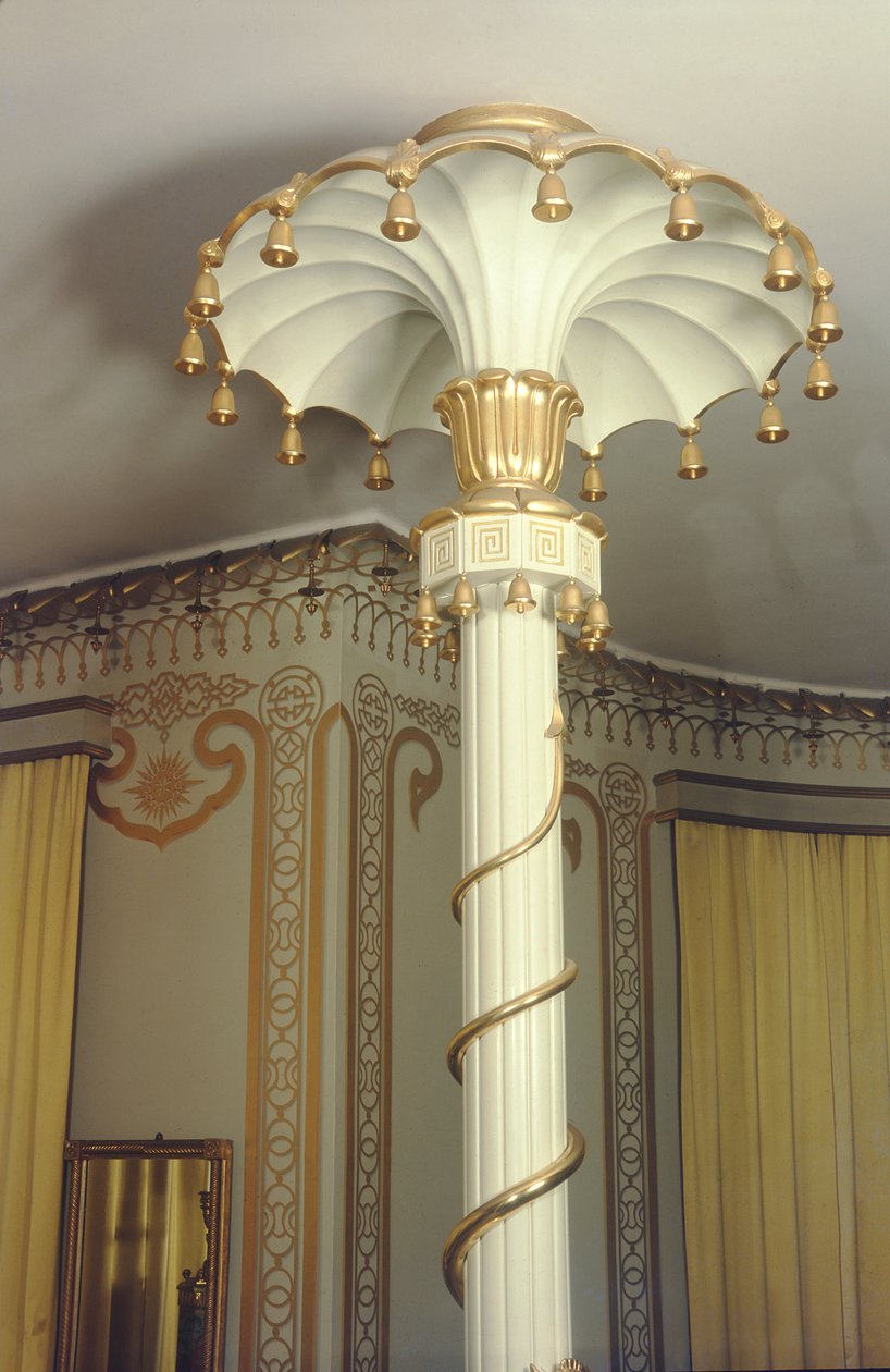 Detalje af en søjle i den nordlige tegnestue, 1815-23 foto af Robert Jones