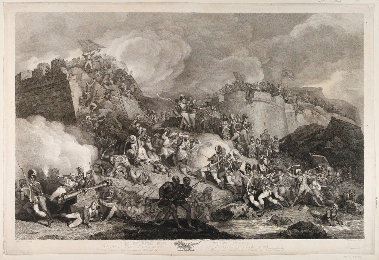 ?The Storming of Seringapatam, 1799? af Robert Kerr Porter