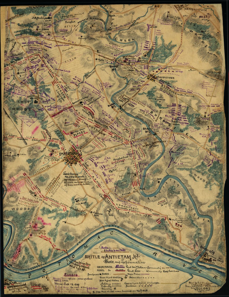 Slaget ved Antietam, Md. LOC gvhs01.vhs00259 af Robert Knox Sneden