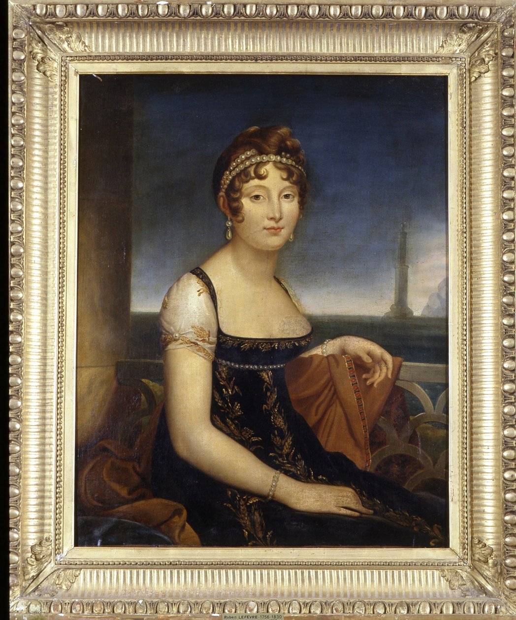 Marie-Paulette kaldet Pauline Bonaparte, Prinsesse Borghese (søster til Napoleon I) - af Robert Lefevre (1756-1830) af Robert Lefevre
