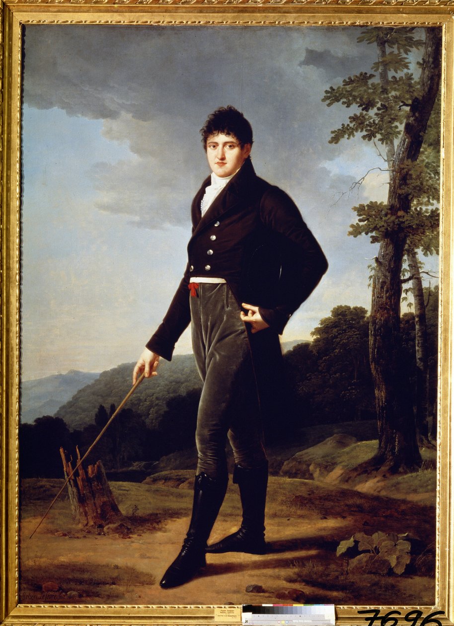 Portræt af grev Andrey Bezborodko. Maleri af Robert Lefevre (1756-1830) af Robert Lefevre
