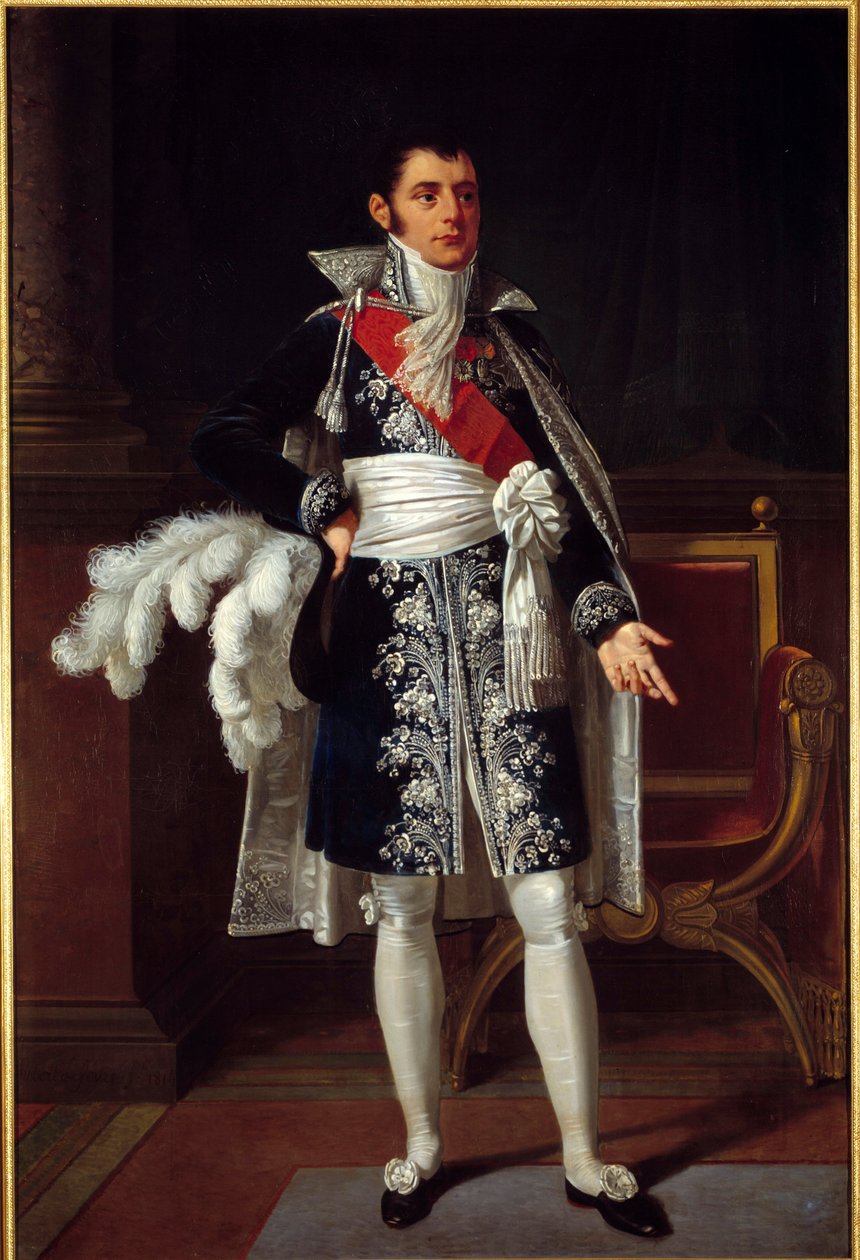 Portræt af Anne Jean Marie Rene Savary, hertug af Rovigo (1774 - 1833) minister for generalpolitiet. Maleri af Robert Lefevre (1755-1830) af Robert Lefevre