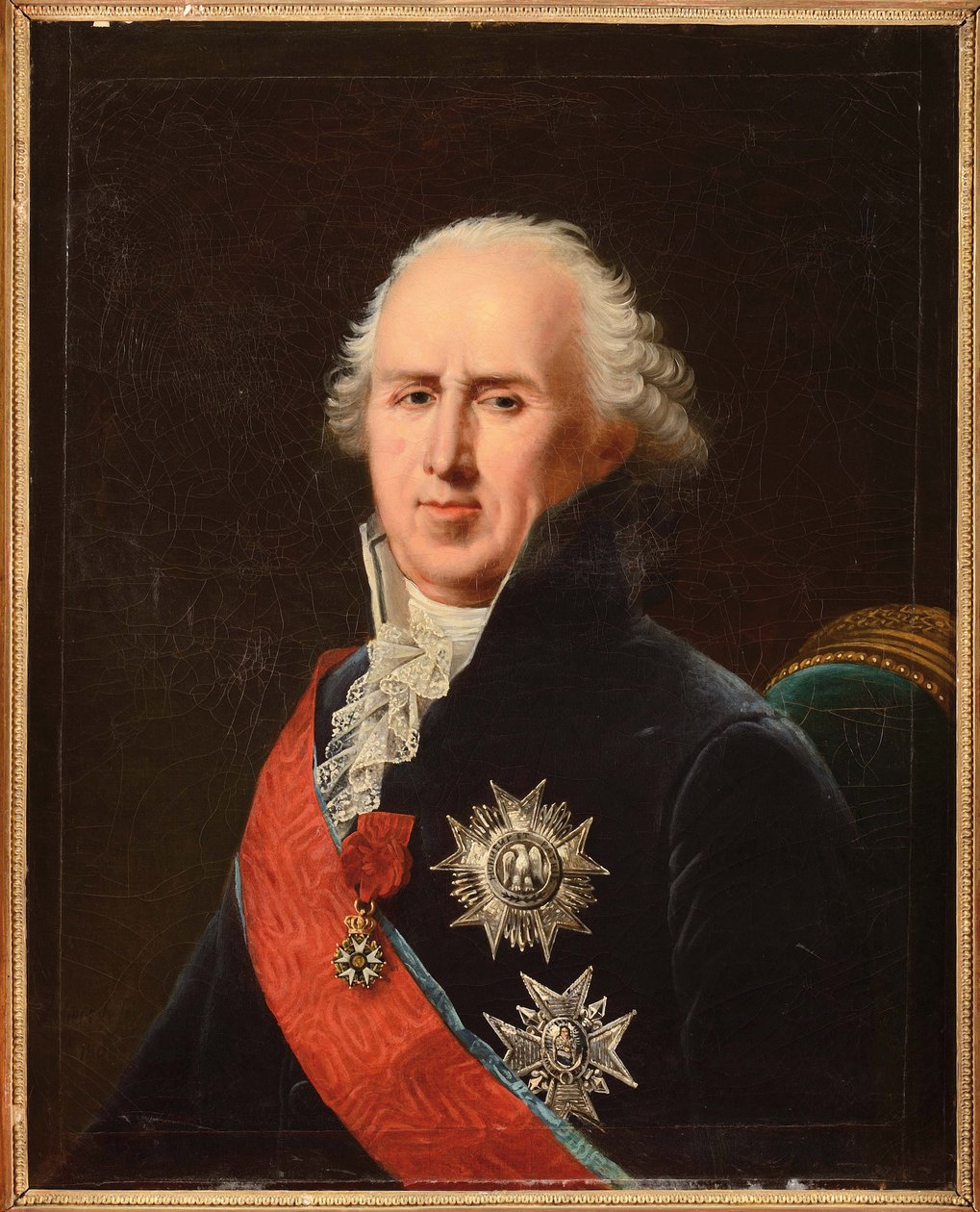 Portræt af Charles-Francois (Charles Francois) Lebrun (1739-1824), hertug af Plaisance, af Lefevre, Robert (1756-1830). olie på lærred af Robert Lefevre