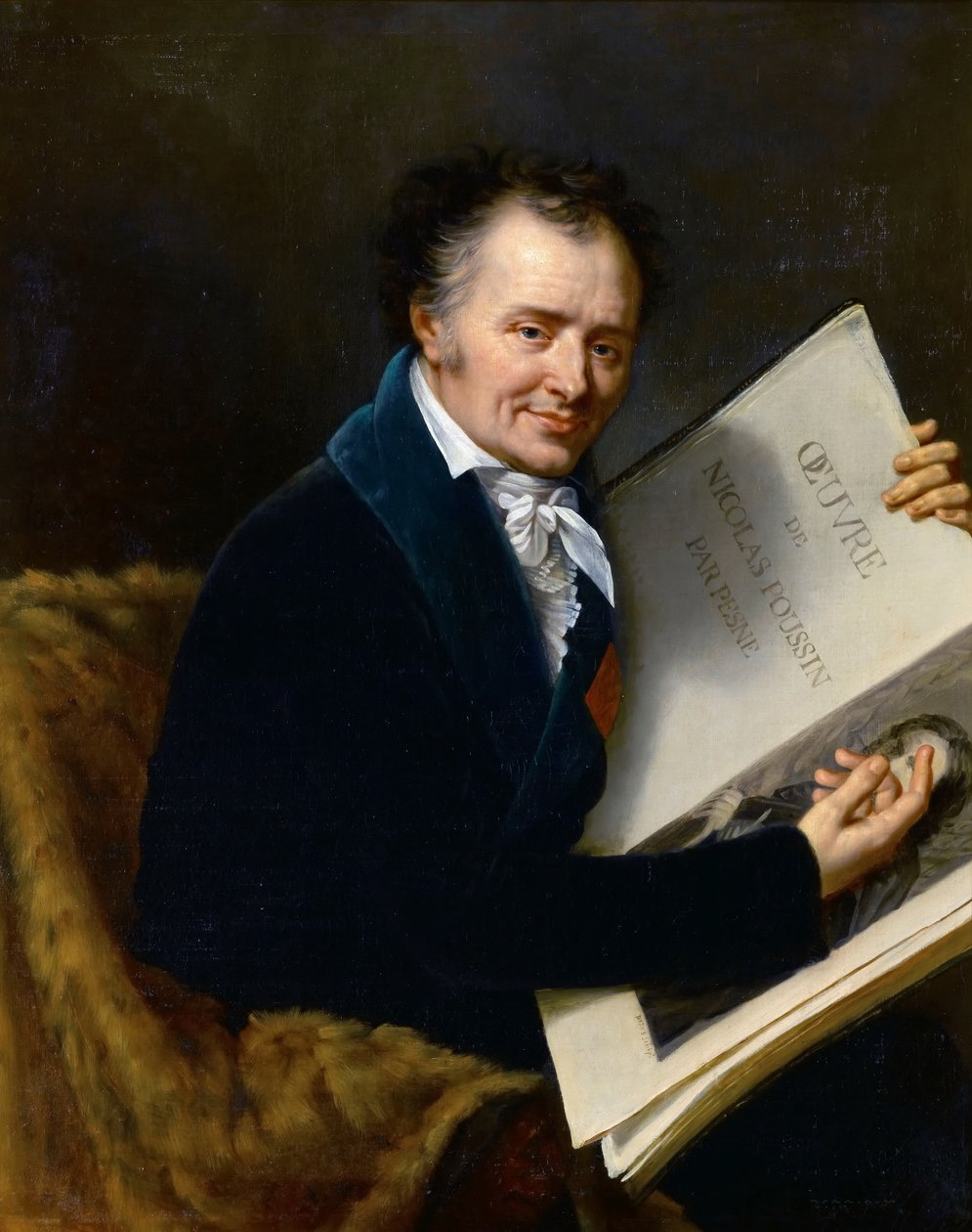 Portræt af Dominique-Vivant Denon 1747-1825 af Robert Lefevre