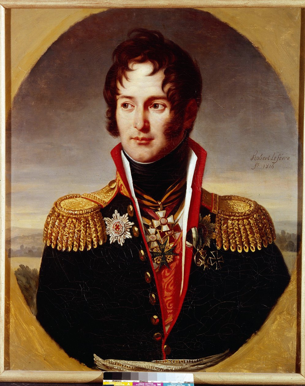 Portræt af Pyotr Alexandrovich Chicherin (1778-1848) (Piotr Alexandrovitch Tchicherine) af Robert Lefevre