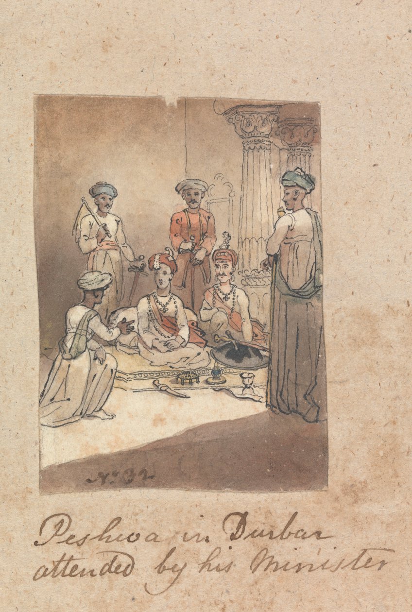 Maratha Peshwa og hans ministre af Robert Mabon