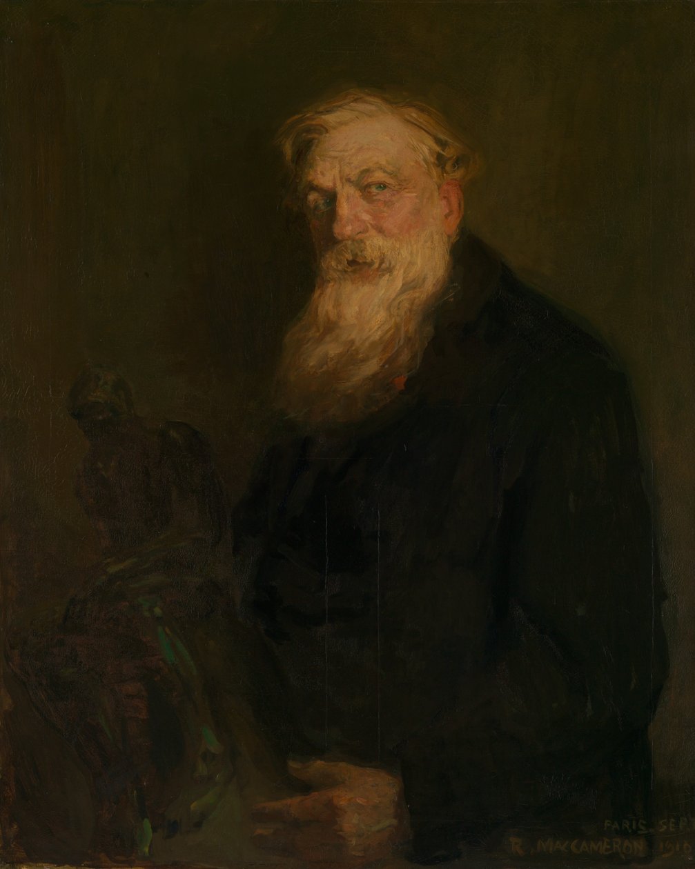 Auguste Rodin, 1910. af Robert MacCameron