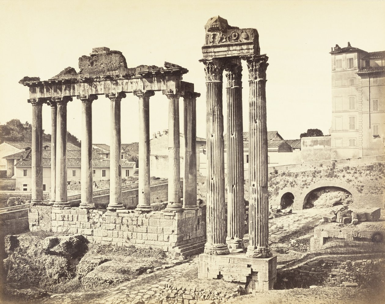 Uden titel (ruinerne af Forum Romanum) af Robert MacPherson