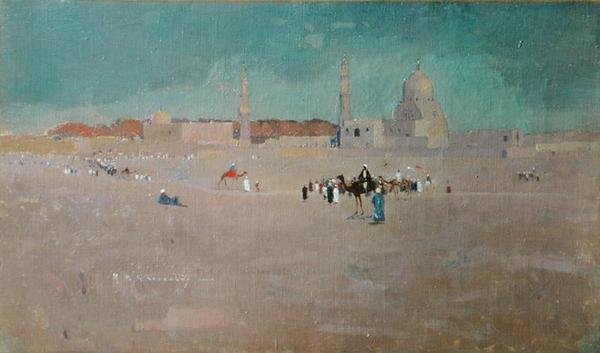 A Scene in Egypt, ca. 1890 (olie på lærred) af Robert McGowan Coventry