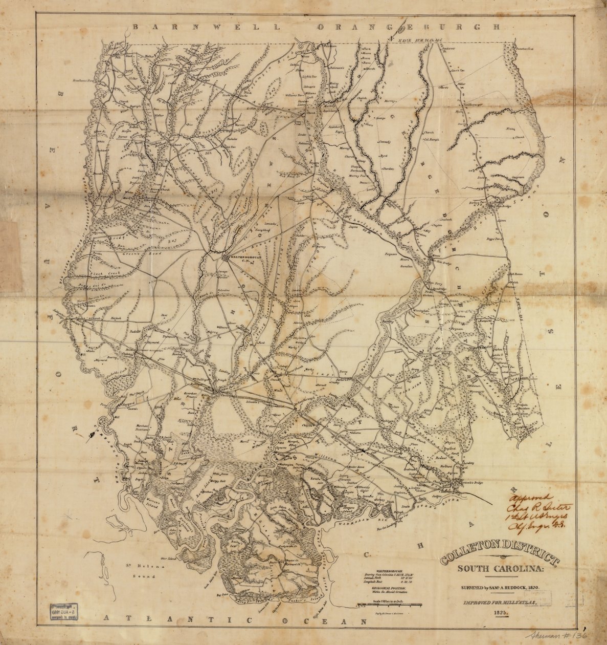 Colleton-distriktet, South Carolina LOC 2006636733 af Robert Mills