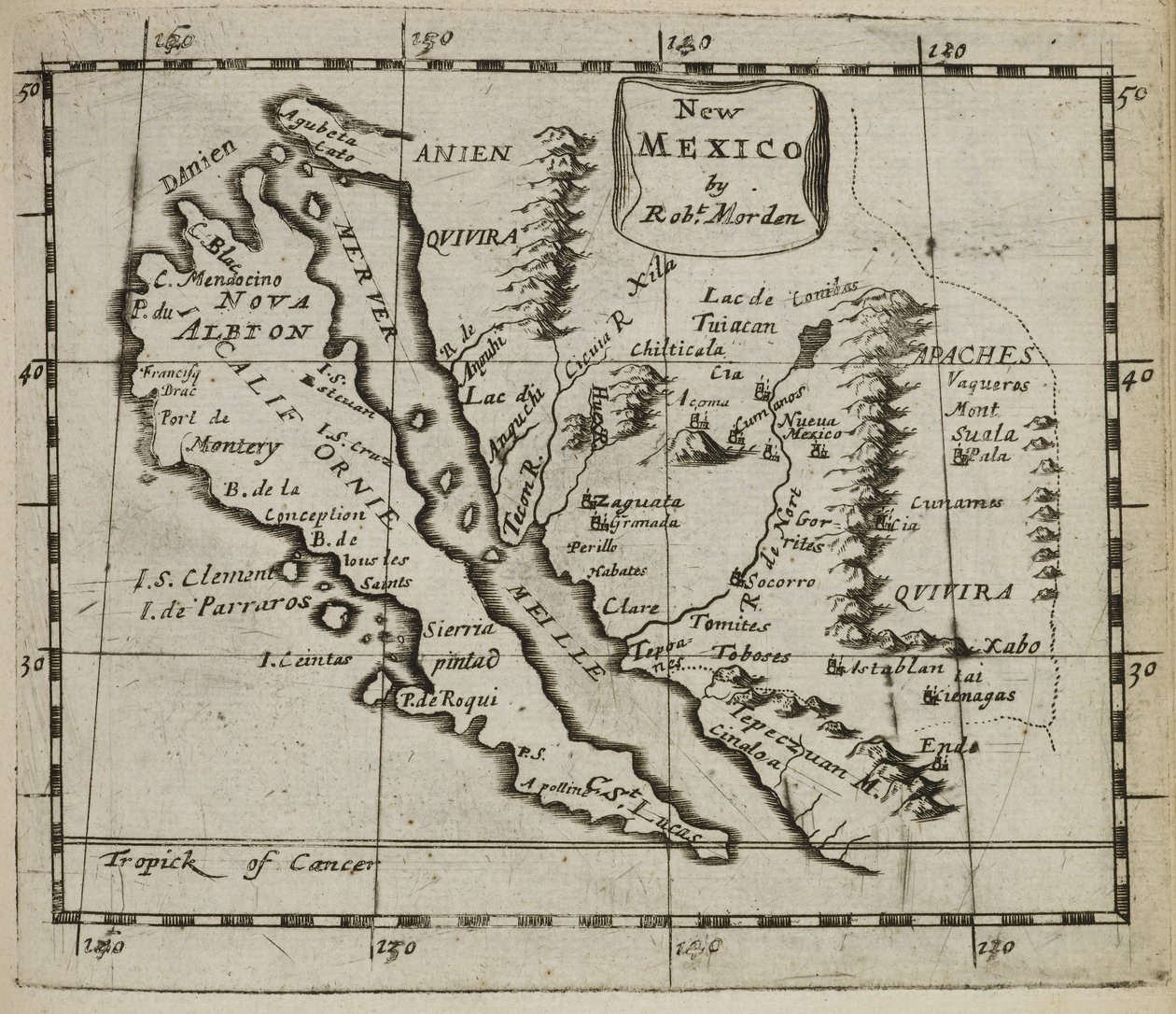 Maps.C.39.a.11, kort 57 New Mexico af Robert Morden