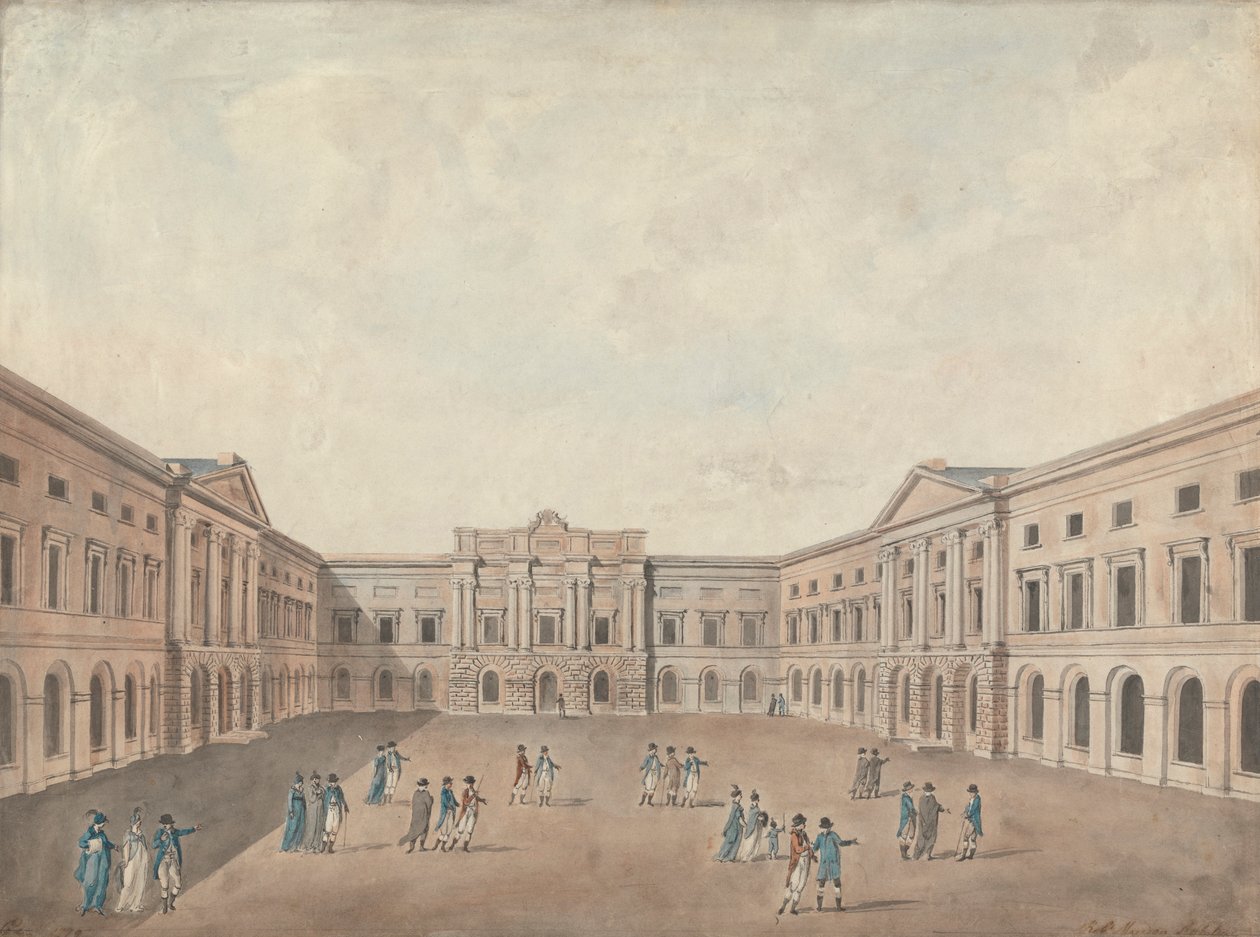 Design for Court of Edinburgh University af Robert Morrison