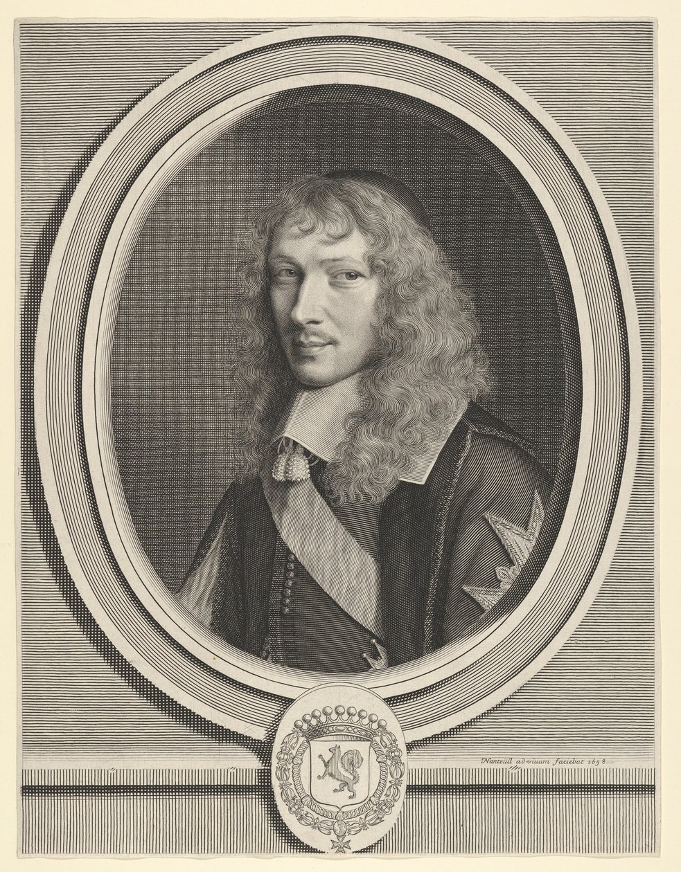 Basil Fouquet, 1658. af Robert Nanteuil