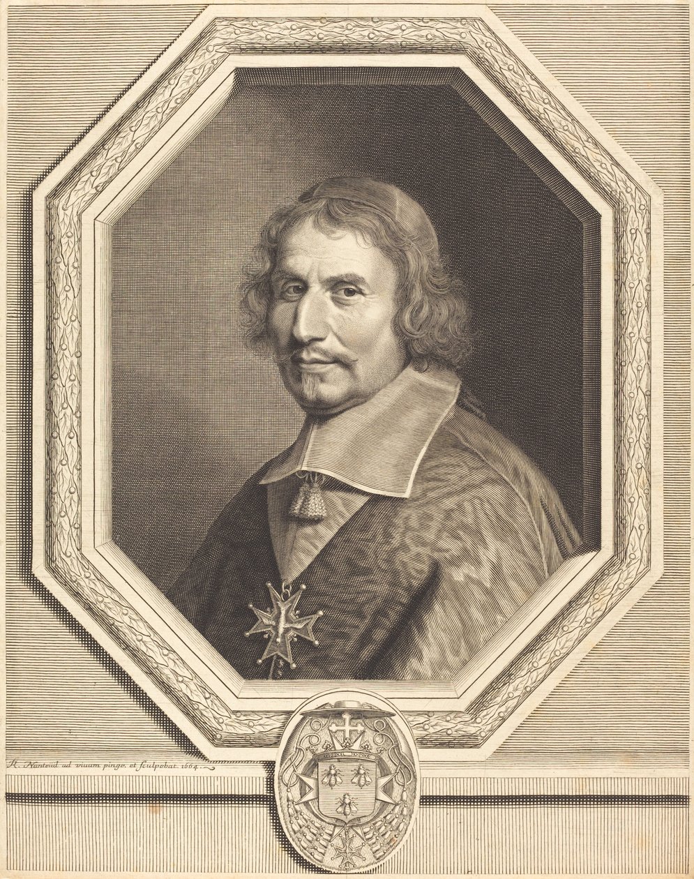 Kardinal Antonio Barberini af Robert Nanteuil