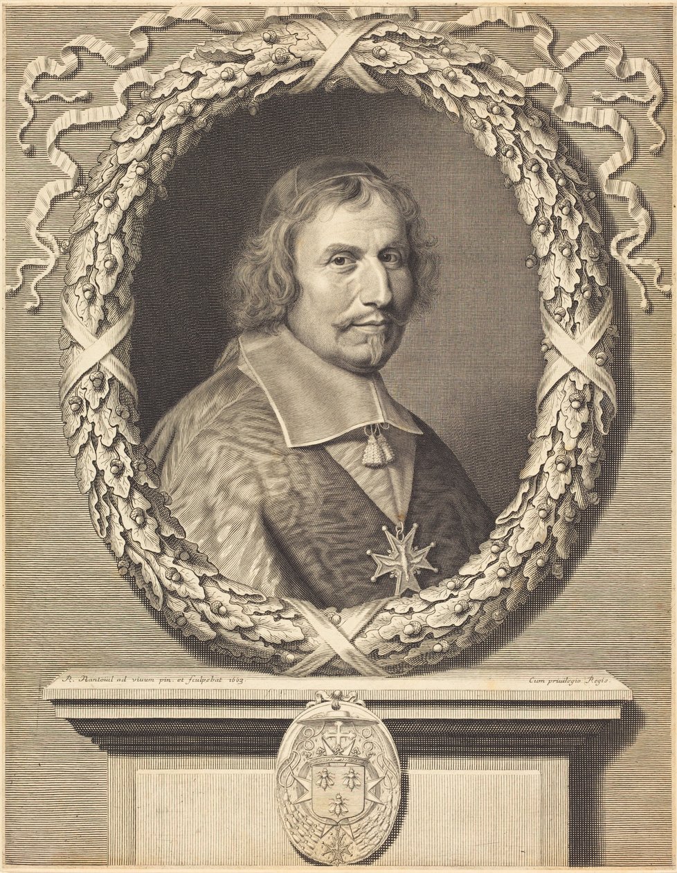 Kardinal Antonio Barberini af Robert Nanteuil