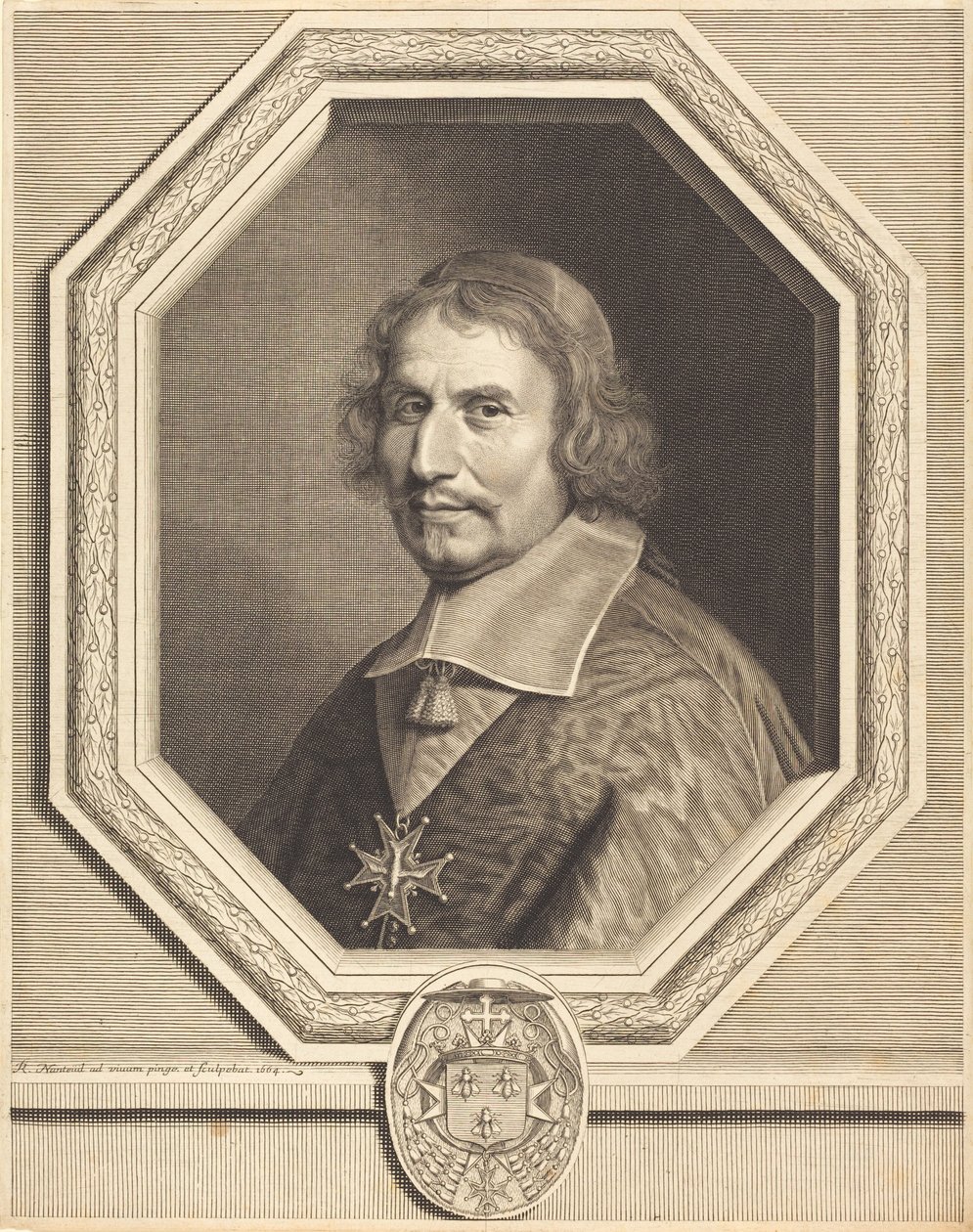 Kardinal Antonio Barberini af Robert Nanteuil