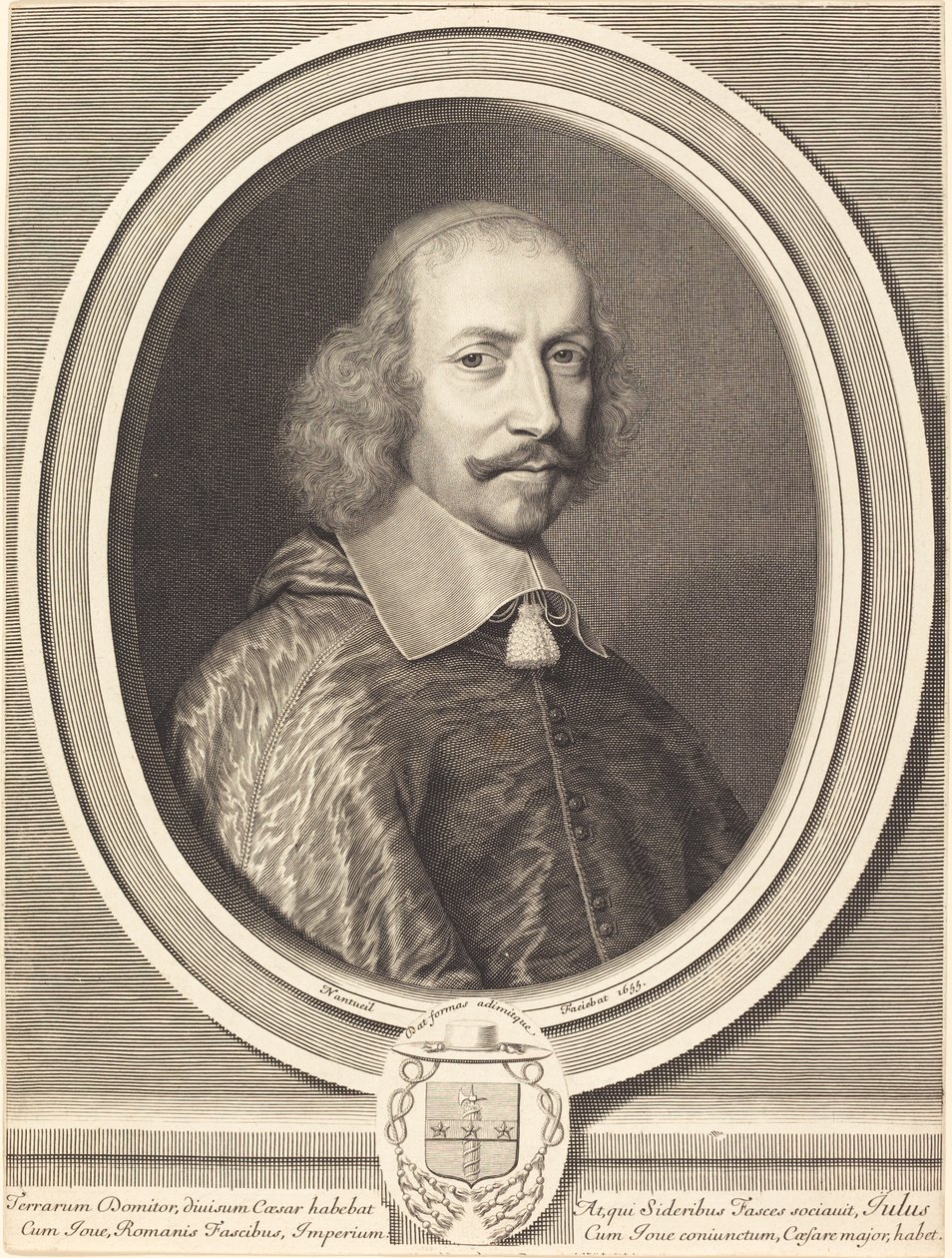 Kardinal Jules Mazarin af Robert Nanteuil