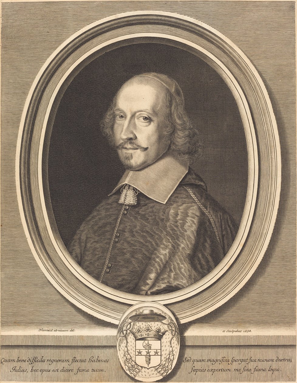 Kardinal Jules Mazarin af Robert Nanteuil