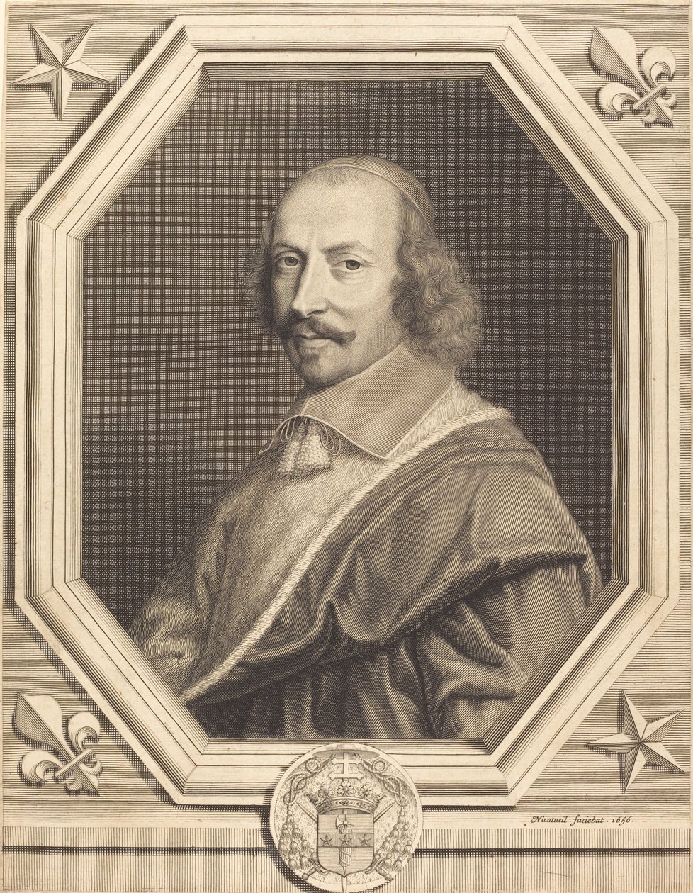 Kardinal Jules Mazarin af Robert Nanteuil