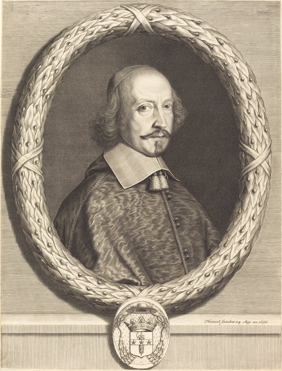 Kardinal Jules Mazarin af Robert Nanteuil