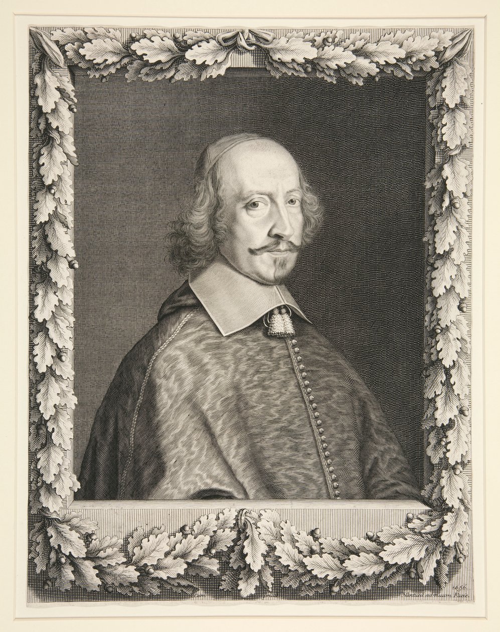 Kardinal Jules Mazarin af Robert Nanteuil